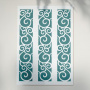 Stencil for crafts 14x14cm "Curls Border" #019 - 0