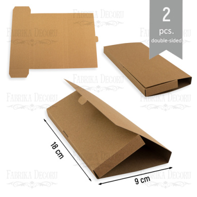 envelope for chocolate, 2pcs, kraft - 2 envelope for chocolate, 2pcs, kraft - 2
