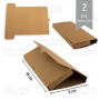 Envelope for chocolate, 2pcs, kraft - 0