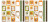 набор полос с картинками для декорирования botany autumn redesign 5 шт 5х30,5 см