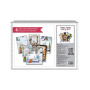 DIY-Kit zur Gestaltung von 6 Grußkarten "Country Christmas", 10 cm x 15 cm