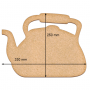 Art board Kettle, 33cm х 25cm - 0