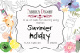 Zestaw pocztówek "Summer holiday" do kolorowania markerami EN