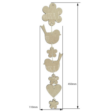 заготовка для декорирования "пасхальная подвеска-1" #155  - 2