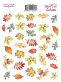 Zestaw naklejek, 35 szt, "Colors of Autumn"  #132