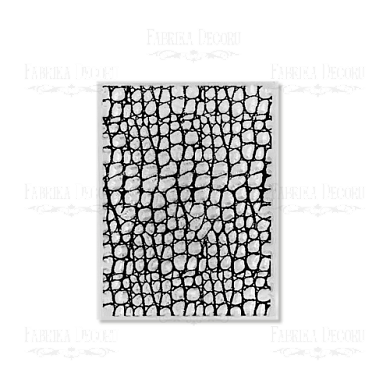 набор силиконовых штампов #85 фоновый- кожа рептилии 1 шт