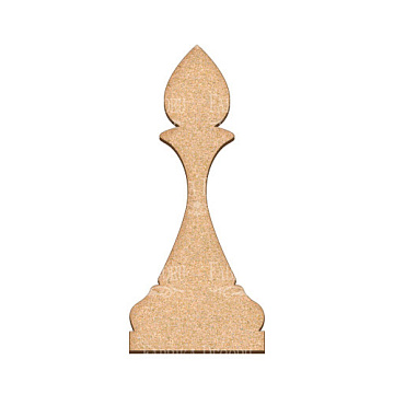  Art board Elephant chess piece 9,5х22 cm