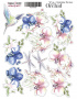набор наклеек (стикеров) 11 шт tender orchid-2 #009