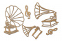 Spanplatten-Set Gramophone #667