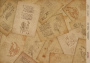 Kraft Decoupage Papier 29,7x21cm, “Botanica Kraft”, #0041