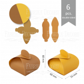 Набор картонных заготовок #006 color_Brown-yellow Набор картонных заготовок #006 color_Brown-yellow