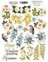 Kit of stickers 23 pcs Botany summer #011