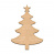  Art board New year tree 18х25 cm