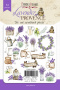 Set of die cuts Lavender provence, 54 pcs - 0