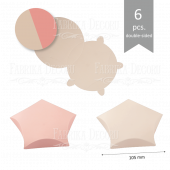 Набор картонных заготовок #001 color_Beige-warm pink Набор картонных заготовок #001 color_Beige-warm pink