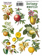 набор наклеек (стикеров) 9 шт botany exotic #205