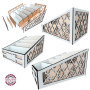 Schreibtisch-Organizer für Schreib- und Künstlerbedarf, 166 x 250 x 140mm, #352