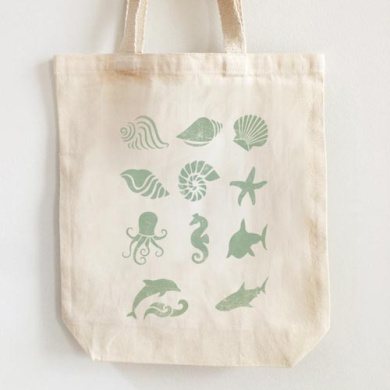 трафарет многоразовый 15x20см морские фигуры #159 фабрика декору - 2