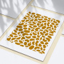 Stencil reusable, 15x20cm Giraffe skin pattern, #410 - 1