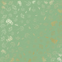 Arkusz samoobsługowy wytłoczonego folią Złoty Koperek, kolor Awokado 30,5x30,5cm 
