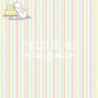 Double-sided scrapbooking paper set Bunny bithday party 8"x8", 10 sheets - 7