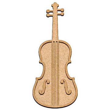 Kunstkarton Violine