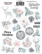 Kit of stickers Winter melody #082