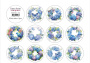 Journaling stickers set #1-136