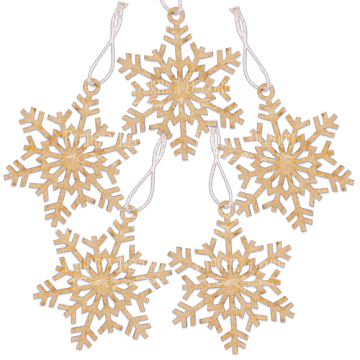 Rohling für Dekoration "Snowflakes-1" #186