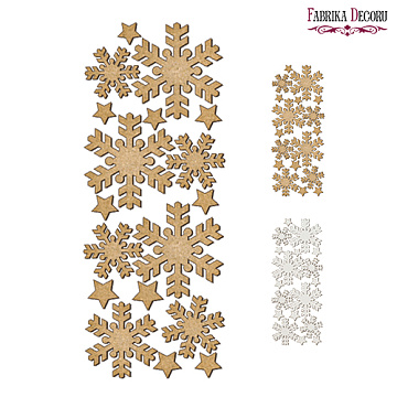 Set of mdf elements for decorating #152