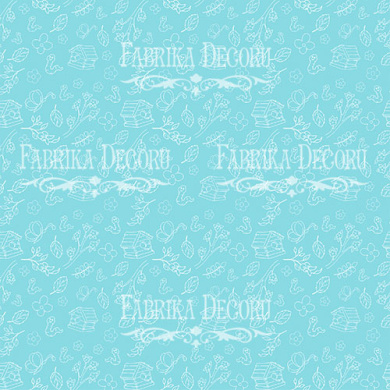 лист двусторонней бумаги для скрапбукинга my tiny sparrow boy #36-04 30,5х30,5 см - 2