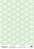 deco vellum colored sheet damask mint green, a3 (11,7" х 16,5")