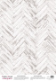 Deco vellum colored sheet Light herringbone parquet, A3 (11,7" х 16,5")