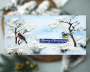 DIY kit for making 2 greeting cards on stands "Winter Forest", 20 cm x 10 cm - 2