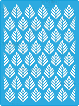 Bastelschablone 15x20cm "Blätter-durchbrochen" #142