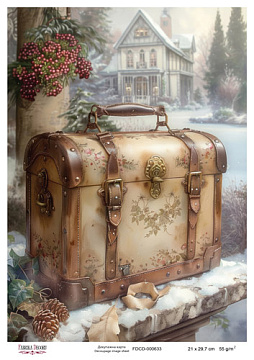 Decoupage-Karte #0633, 21x29,7 cm
