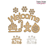 Набор декоративных элементов #166, MDF