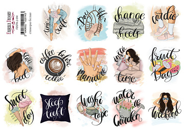 Journaling stickers set #2-014