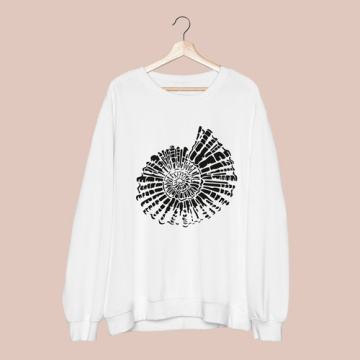 Stencil for decoration XL size (30*30cm), Shell, #221 - 2