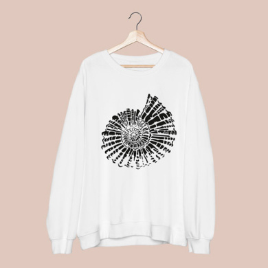 трафарет многоразовый xl (30х30см), ракушка, #221 фабрика декору - 2