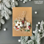 DIY kit for creating 5 greeting cards "Cozy Christmas" 10cm x 15cm with tutorials from Svetlana Kovtun, kraft - 4