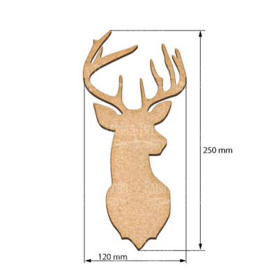  Art board Deer 12х25 cm - 2