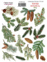 Aufkleber-Set 16 Stück Botanisches Wintertagebuch #232