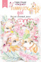 Set of die cuts Funny fox girl, 57 pcs