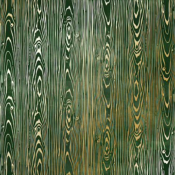 Sheet of single-sided paper with gold foil embossing, pattern Golden Wood Texture, color Dark green aquarelle, 12"x12"