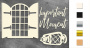 Chipboards set "Important moment" 