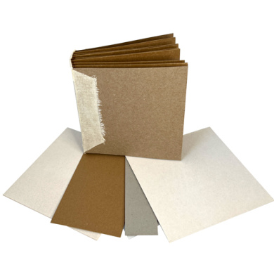 заготовка скрапбукинг альбома (фото альбома) из крафт-картона, 15см x 15см, 7 листов - 2