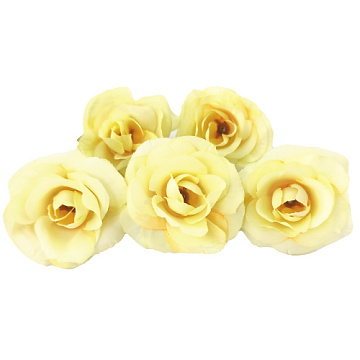 Tea rose flower mini, Champagne, 1pc