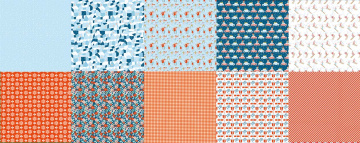 Double-sided scrapbooking paper set Winter in the city 12"x12" 10 sheets - 2