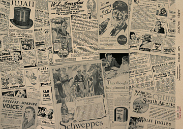 Kraft decoupage paper, 29,7x21cm, “Scienze antiche”, #0070